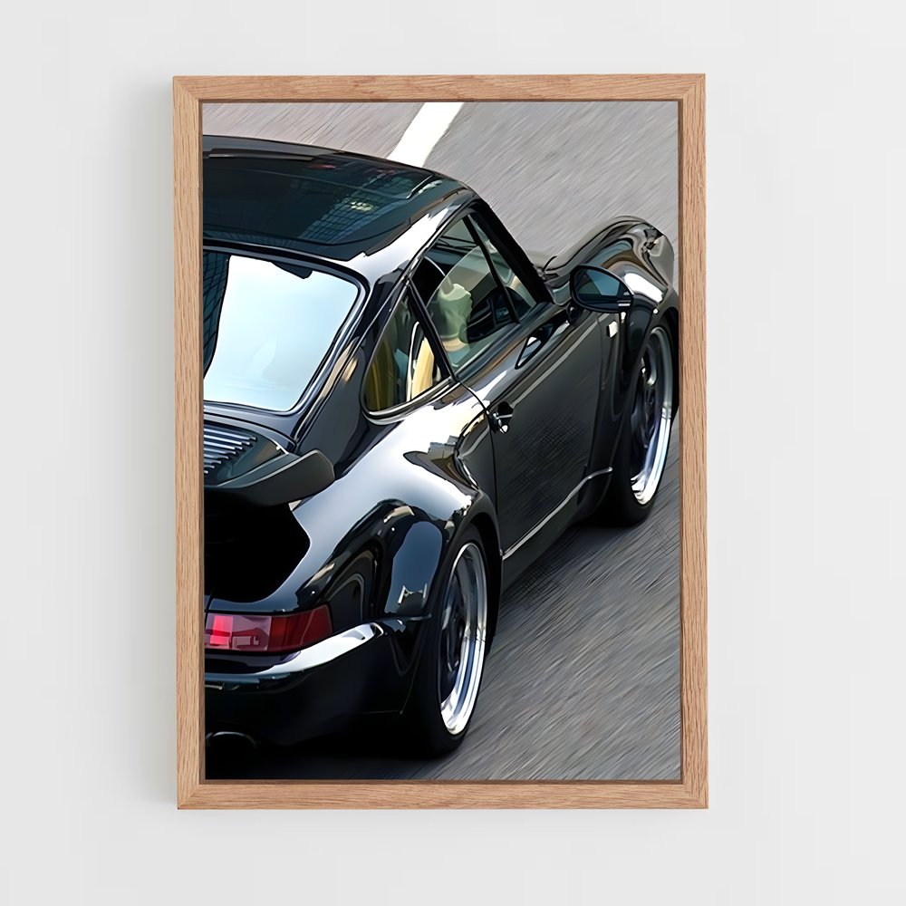 Poster turbo éclatant – affiche Porsche (vue 4)